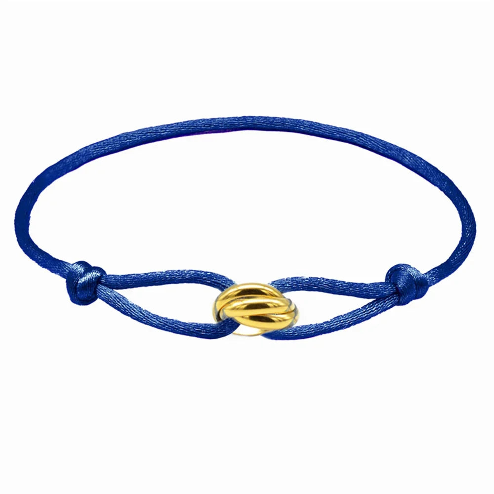 Bracelet Rope Chain Wrap Bracelet Adjustable Unisex jewellery 3 Metal Buckle Fall 2026 Trend Gift