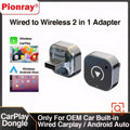 Wireless CarPlay Adapter 2-In-1 For Android Auto, AI Smart Box, Fall 2025 Car Tech Gift