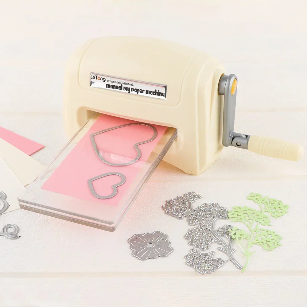 Die Cutting Machine Mini Manual Hand Crank Craft Tool