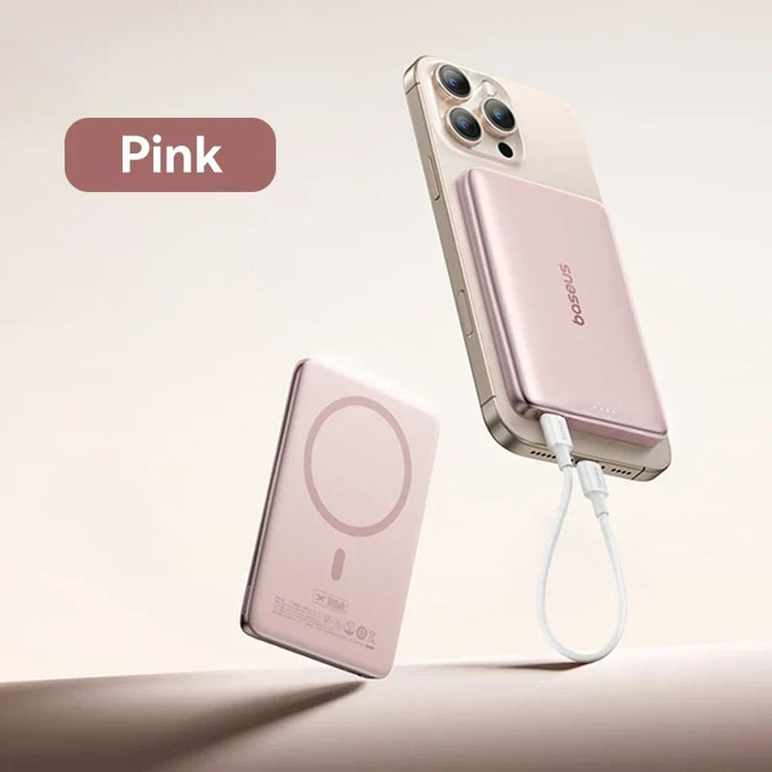 Ultra-Slim Magnetic Power Bank – Card-Sized 10000mAh PD 27W & 5000mAh PD 20W Wireless Charging 2026