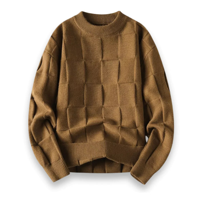 Soft Classic Men's Jumper - Crewneck, Cotton, Office Wear