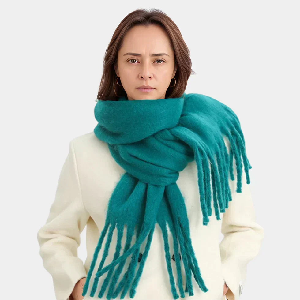 Warm Cozy Womens Winter Scarf - Oversized Wrap, Plush
