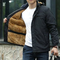 Waterproof Mens Jacket - Hip-Length Fleece-Lined Commute