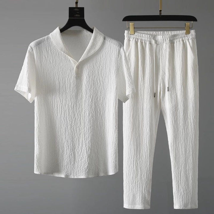 Warm &amp; Comfortable men’s leisure suit – classic cut, high-quality materials, for casual activities