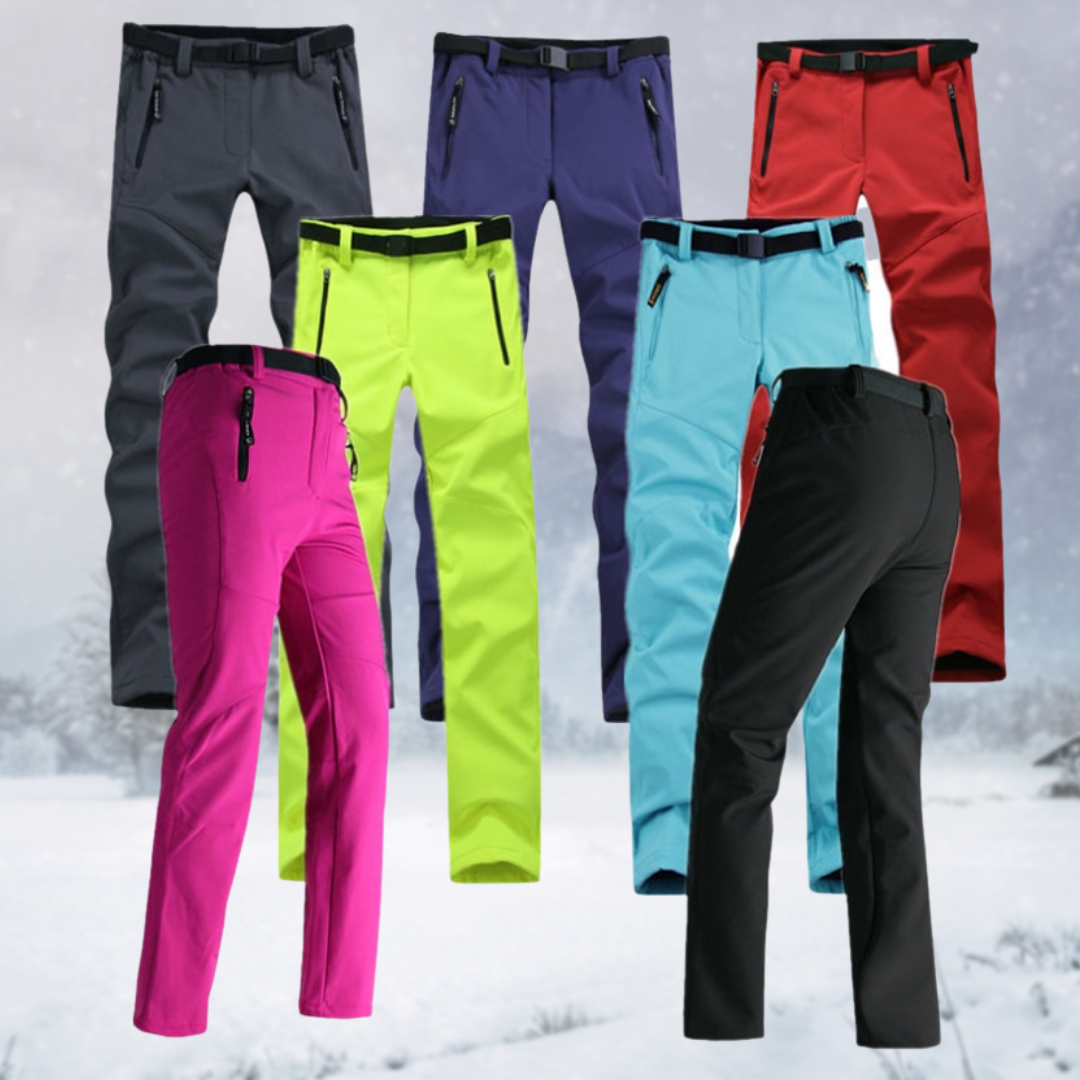 Waterproof &amp; Breathable women’s hiking Trousers – elastic fit, durable material, for trekking and outdoor activities