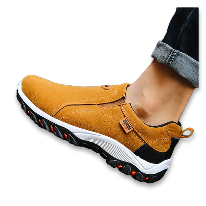 Casual Men's Shoes with Breathable Fabric and Anti-Slip Rubber Sole for Year-Round Comfort and Versatile Style