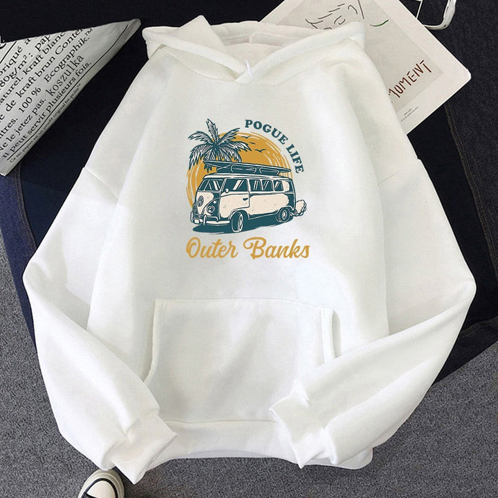Oversized Cozy Unisex Hoodie - Pullover, Polyester, Casual