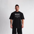 Soft men's short-sleeve t-shirt - relaxed, crew neck, cotton, for sports and gym training