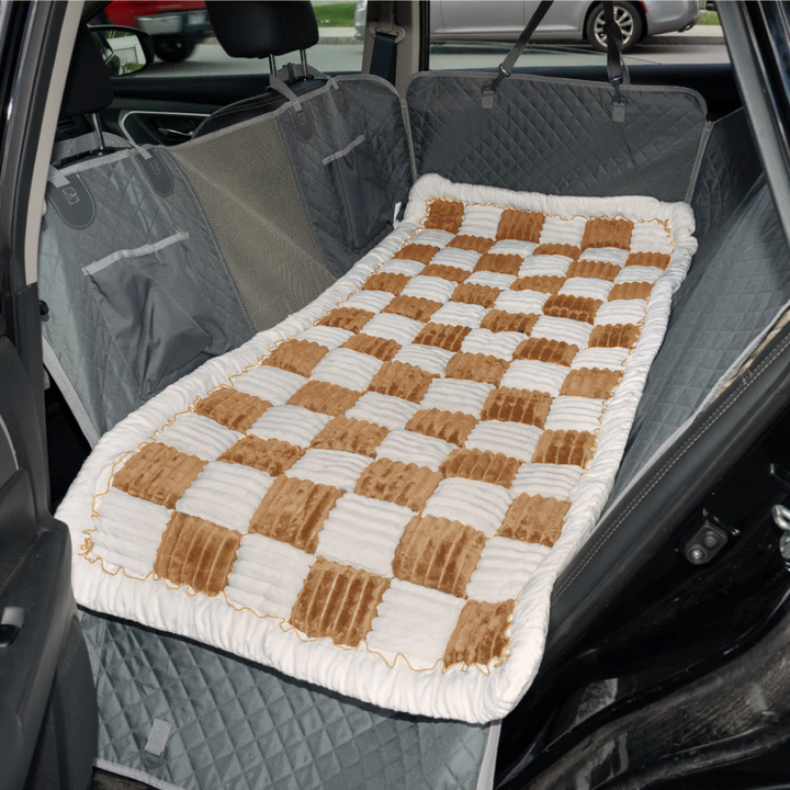 Backseat Dog Bed Large Plush Pet Car Seat Bed For Cozy Rides Fall 2025 Travel Must Have Mess Free
