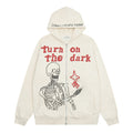 Oversized Men’s Hooded Cardigan - Zip, Cotton, Autumn