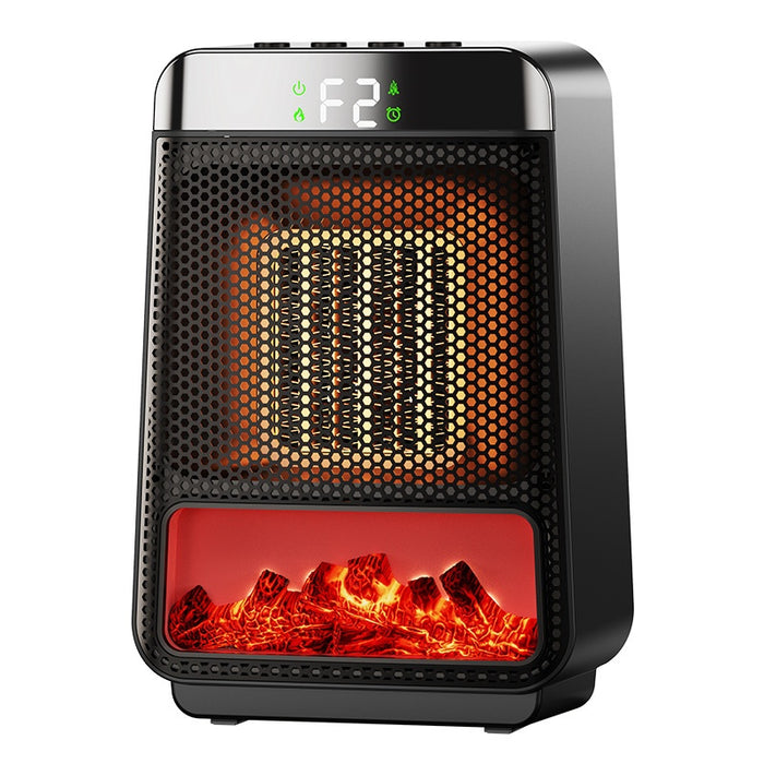 Plovena Ceramic fan heater with 3D flame effect