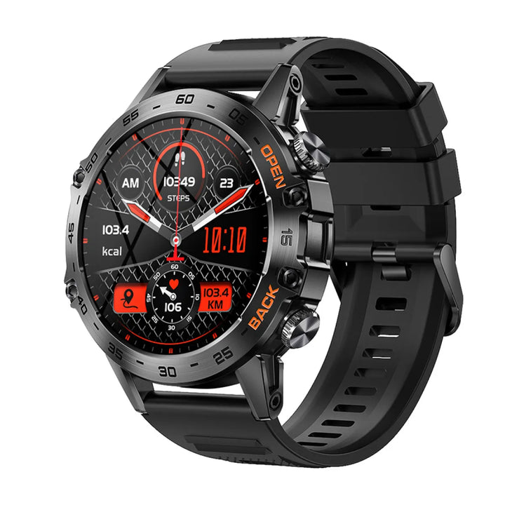 Smart Watch Military Grade Outdoor Fitness Tracker 10ATM Waterproof 100 Plus Sports Modes Fall 2025 Gift