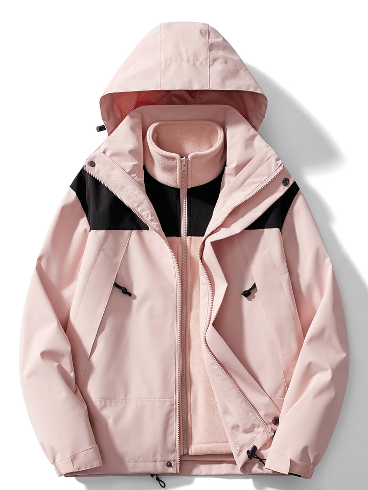 Waterproof Women’s 3-in-1 Jacket - Relaxed Fleece Winter
