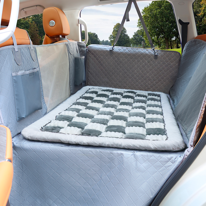 Car Seat Cover Hammock Waterproof Protector With Storage Pockets And Mesh Window For Cars And Trucks Fall 2025 Gift