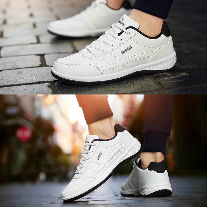 Comfortable Orthopaedic Leather Shoes for Women, Waterproof Anti-Slip Design with Wide Toe Box and Gedempte Heel Support