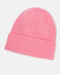 Warm Women's Beanie - Ribbed Folded Cuff, Wool Rich Winter