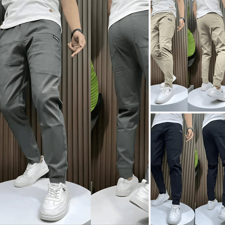 Mens Cargo Trousers - Lightweight Stretch Trousers for Ultimate Comfort, Sizes 29-37